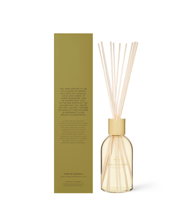 GLASSHOUSE FRAGRANCES 8.4 Fl. Oz Kyoto In Bloom Diffuser