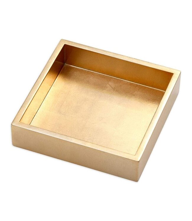 Lacquer Luncheon Napkin Holder in Gold