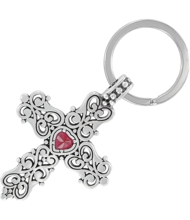 BRIGHTON Endless Love Key Fob Silver
