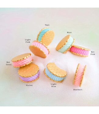 GLITTERVILLE Ice Cream Sandwich Ornament - Sold Individually