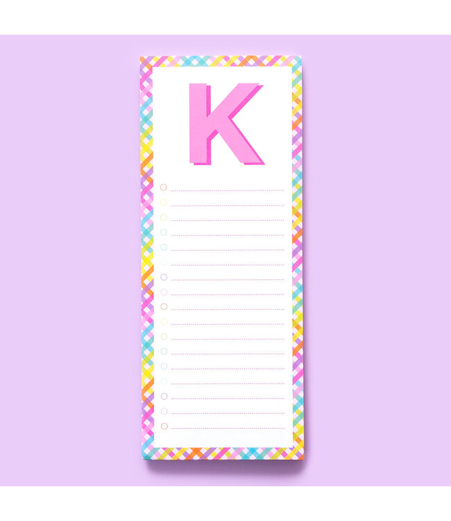 List Pad Letters