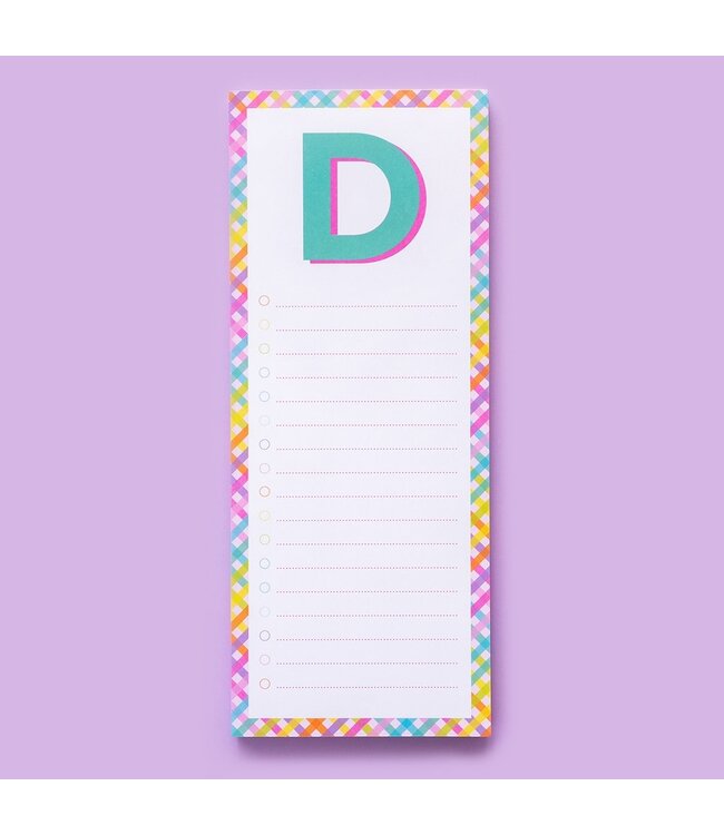 List Pad Letters