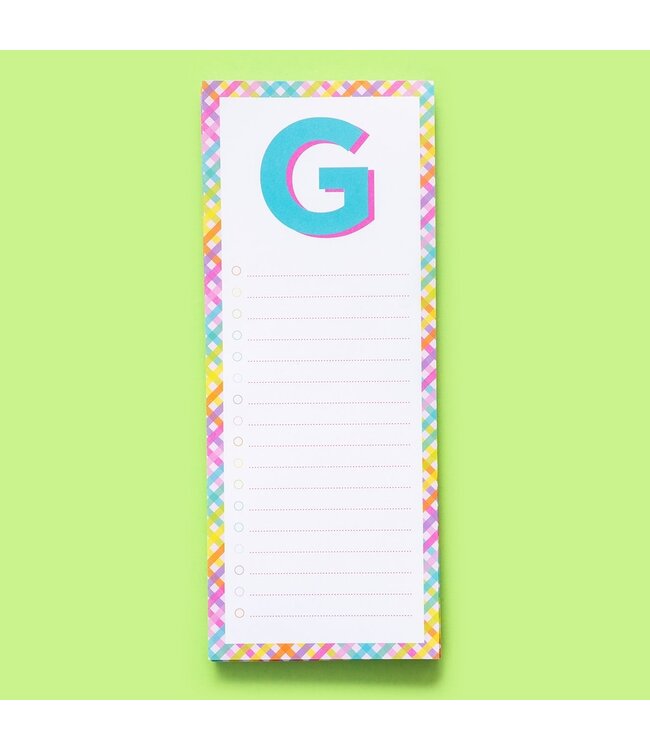 List Pad Letters