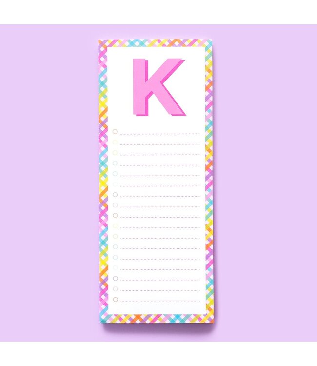 List Pad Letters