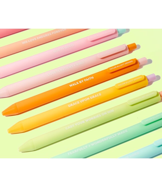Gel Pen Set - Motivational - Faith