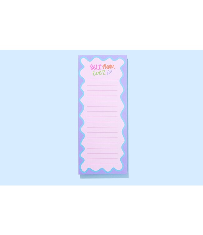 List Pad with Magnet - "Best Mom Ever"
