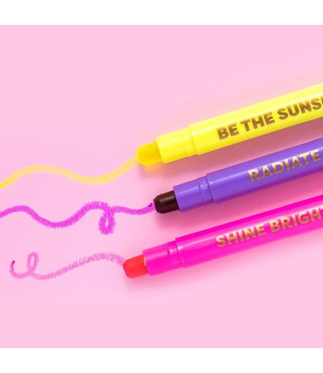 Wax Highlighter Set - Motivational