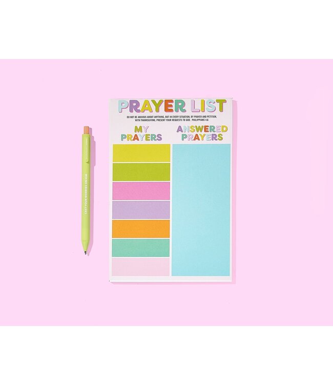 Prayer List Notepad - "My + Answered Prayers"