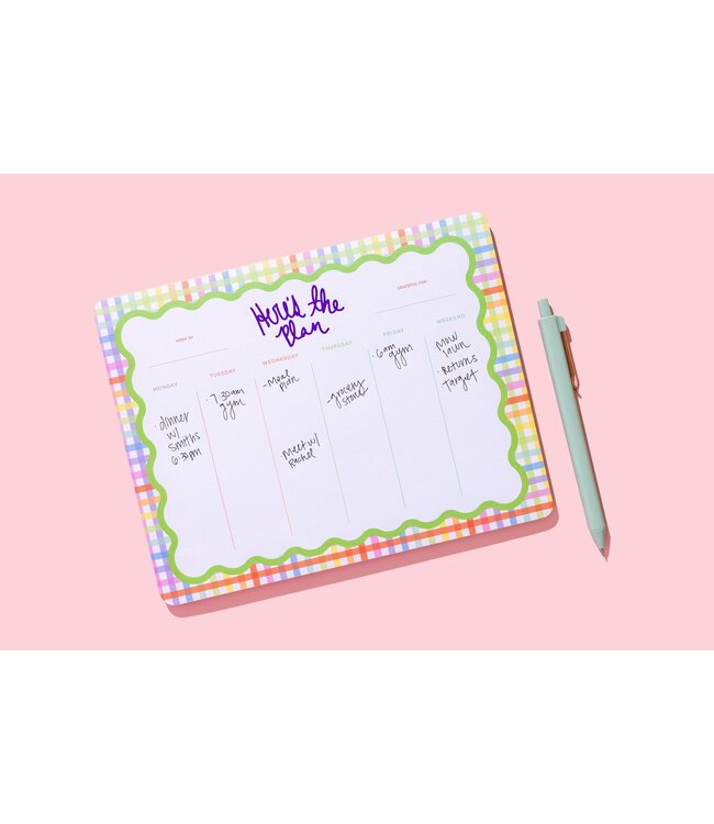 Weekly Planner - "Here's the Plan"