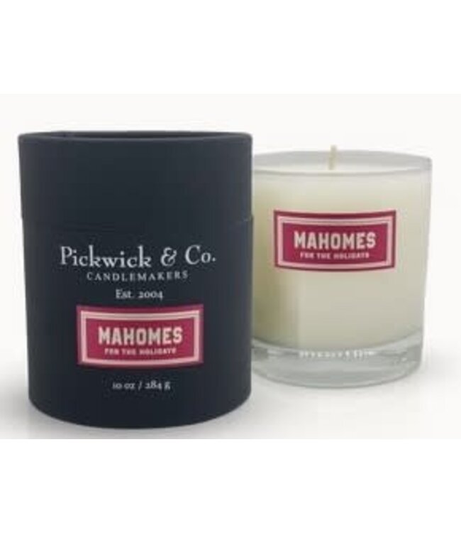 Pickwick Mahomes for the Holidays Candle