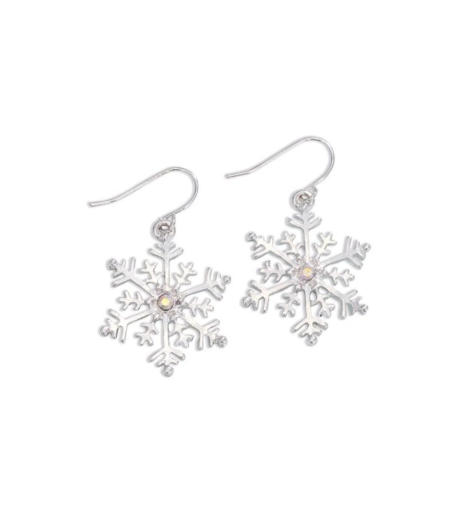Silver Snowflakes Earrings