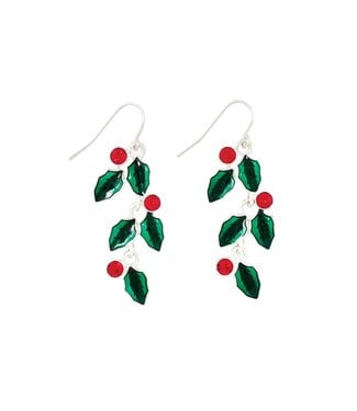 Cascading Holly Earrings