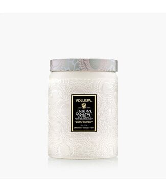 VOLUSPA Tahitian Coconut Vanilla 18 oz. Large Jar Candle