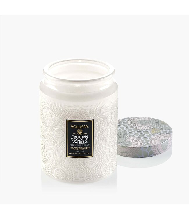 VOLUSPA Tahitian Coconut Vanilla 18 oz. Large Jar Candle