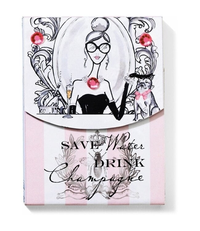 BRIGHTON Drink Champagne Pocket Notepad