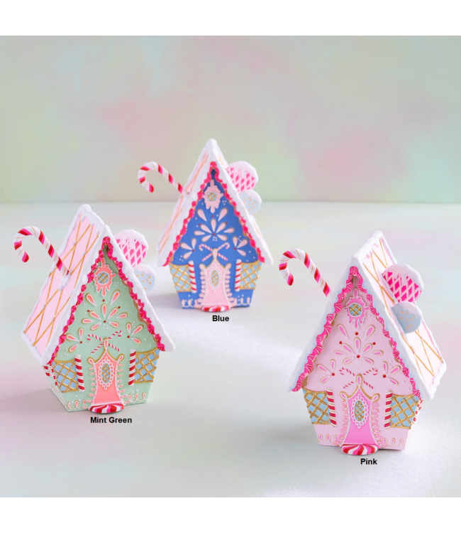 GLITTERVILLE Rainbow Gingerbread House