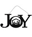 Nativity Silhouette "Joy" Hanger