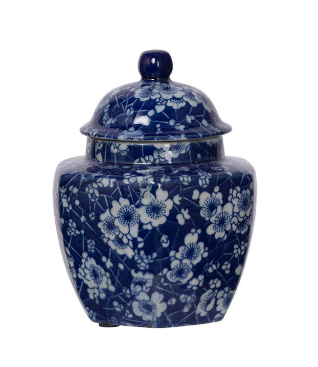 Leith Blue-And-White Decorative Jars - Sold Individually