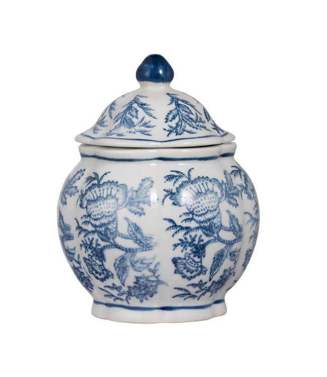 Leith Blue-And-White Decorative Jars - Sold Individually