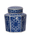 Leith Blue-And-White Decorative Jars - Sold Individually