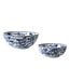 White and Blue Ceramic Bowl - Sold Individually