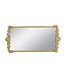 Mirror Tray w/ Gold Frame & Intricate Floral