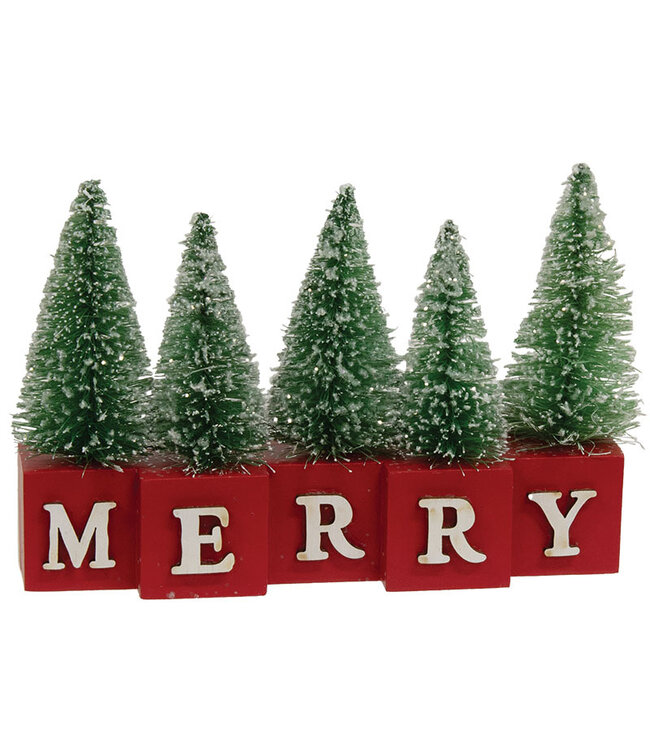 Frosted Winter Forest on Merry Blocks