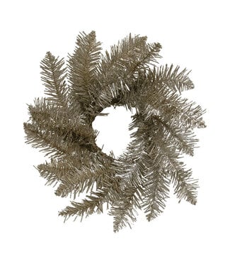 2" Glistening Platinum Pine Candle Ring