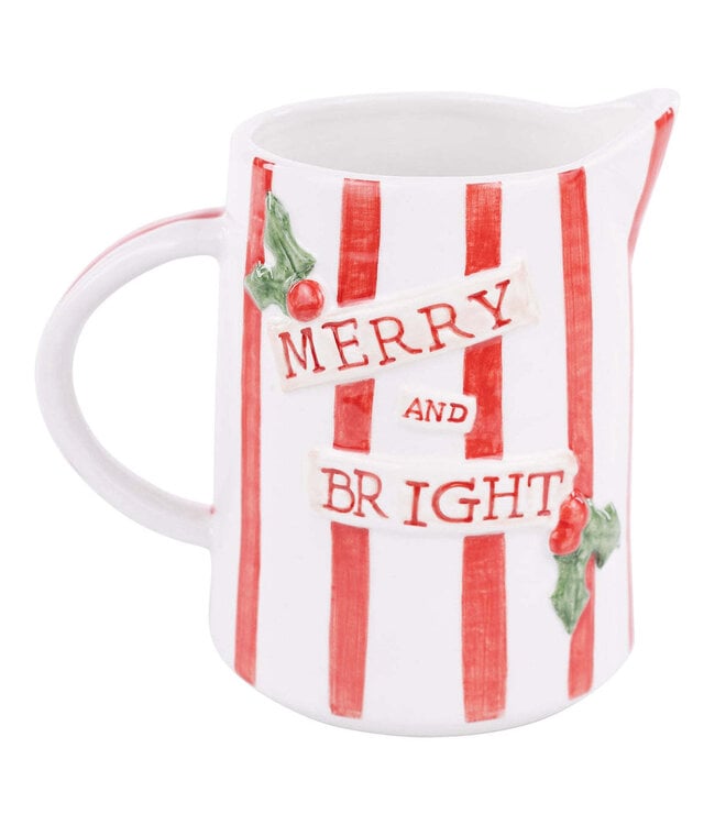 Merry & Bright Wreath Pitcher