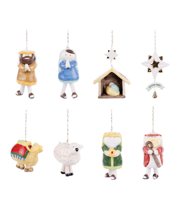 Nativity Ornament Set