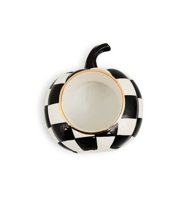 MACKENZIE CHILDS Courtly Check Pumpkin Napkin Rings - Sold Individually