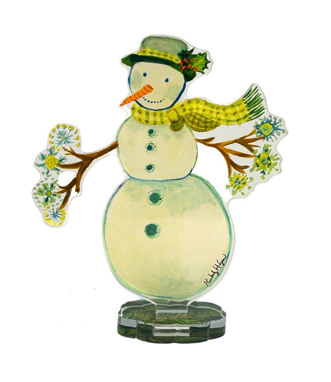 Gingham Snowman - Large