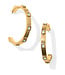 BRIGHTON Meridian Zenith Station Hoop Earrings - Gold