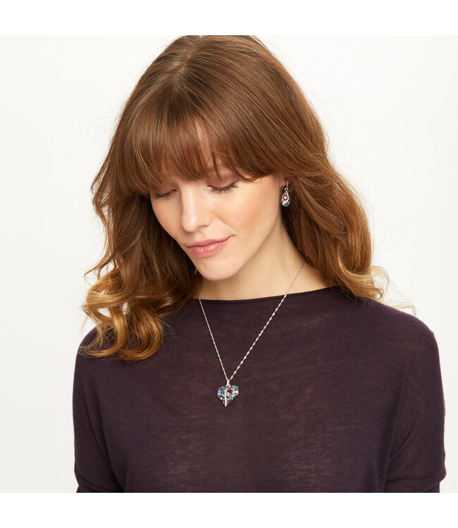 BRIGHTON Trust Your Journey Heart Necklace