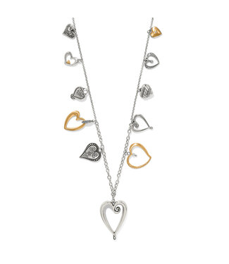 BRIGHTON One Heart Large Long Necklace