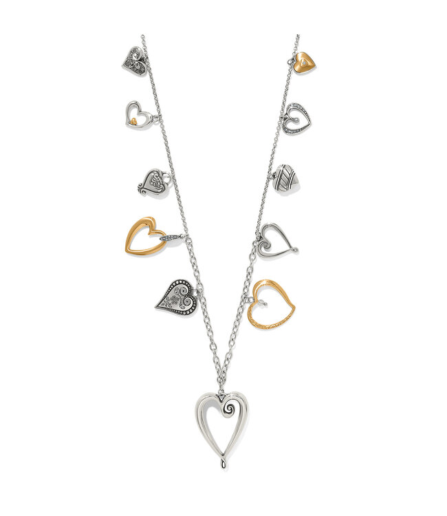 BRIGHTON One Heart Large Long Necklace