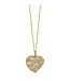 BRIGHTON Trust Your Journey Convertible Reversible Large Heart Necklace