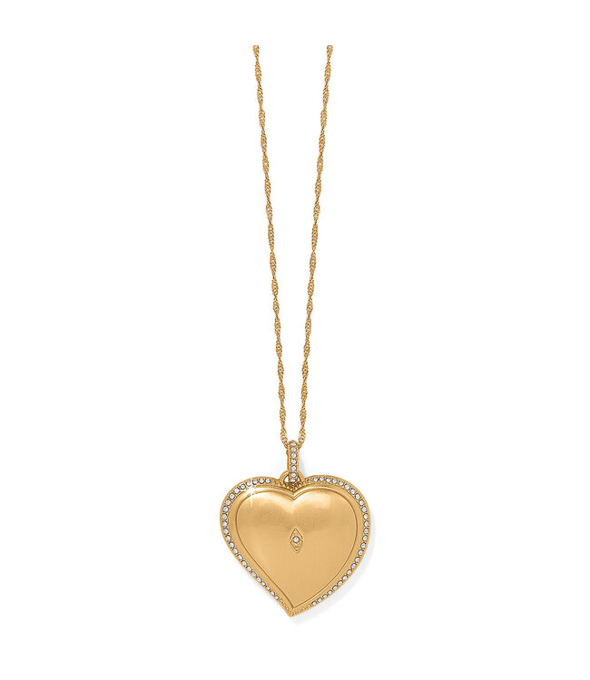 BRIGHTON Trust Your Journey Convertible Reversible Large Heart Necklace