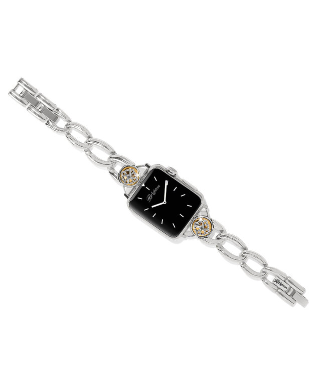 BRIGHTON Interlok Noir Two Tone Watch Band