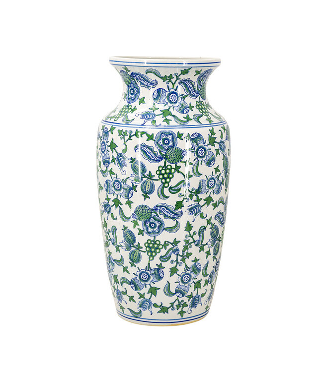 24" Decorative Porcelain Vase