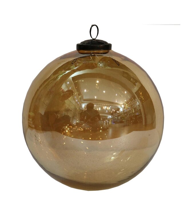 Gold Glass Ornament