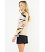 Megan Long Sleeve Mixed Media Top