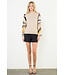 Megan Long Sleeve Mixed Media Top