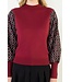 Hannah Mixed Media Knit Top