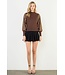 Hannah Mixed Media Knit Top