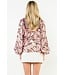 Jasmin Long Sleeve Print Detail Top