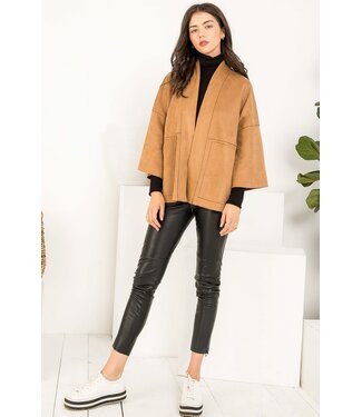Sofia Suede Cardigan
