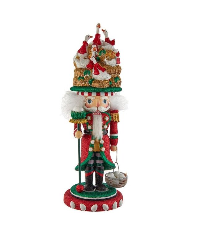 18" Hollywood Nutcrackers Six Geese A Laying Christmas Nutcracker