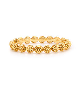 JULISKA Berry Eternity Hinged Bangle, S/M - Gold
