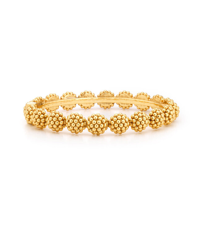 JULISKA Berry Eternity Hinged Bangle, S/M - Gold